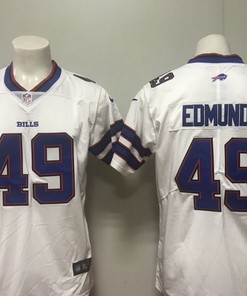 Buffalo Bill Tremaine Brandedmunds #49 2020 Nfl White Jersey Jersey