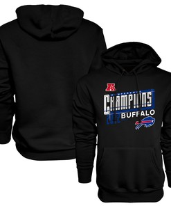 Buffalo Bills 2022 AFC Conference Champions Kick Hoodie - Black