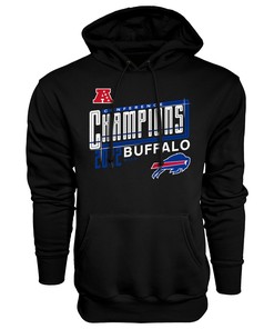 Buffalo Bills 2022 AFC Conference Champions Kick Hoodie - Black