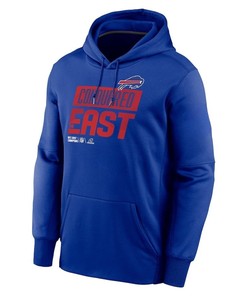 Buffalo Bills 2022 AFC East Division Champions Locker Room Trophy Collection Pullover Hoodie - Royal