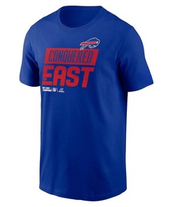 Buffalo Bills 2022 AFC East Division Champions Locker Room Trophy Collection T-Shirt - Royal