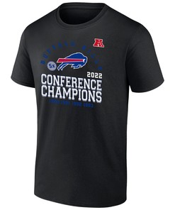 Buffalo Bills 2022 Five-Time AFC Conference Champions T-Shirt - Black