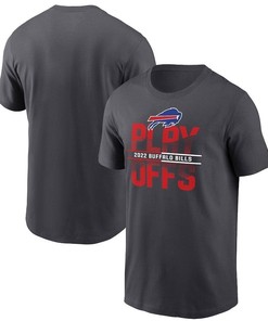 Buffalo Bills 2022 NFL Playoffs Iconic T-Shirt - Anthracite