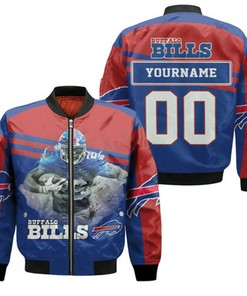 Buffalo Bills 26 Boobie Dixon Afc East Champs Personalized Bomber Jacket Model 607