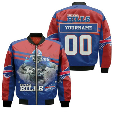 Buffalo Bills 26 Boobie Dixon Afc East Champs Personalized Bomber Jacket Model 607