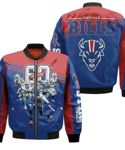 Buffalo Bills 60Th Anniversary 2020 Afc East Division Champs Bomber Jacket Model 622