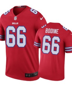 Buffalo Bills #66 Russell Bodine Nike Color Rush Red Jersey