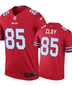 Buffalo Bills #85 Charles Clay Nike Color Rush Red Jersey