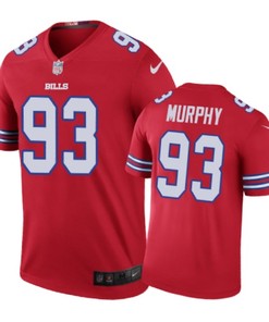 Buffalo Bills #93 Trent Murphy Nike Color Rush Red Jersey