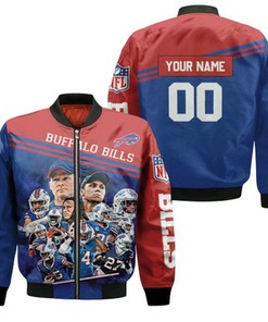 Buffalo Bills AFC 2020 East Division Champions Personalized Bomber Jacket