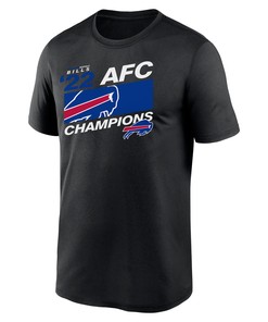 Buffalo Bills AFC Champions Iconic Black Men T-Shirt