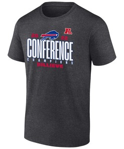 Buffalo Bills AFC Conference Champions Billieve T-Shirt - Charcoal