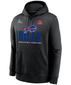 Buffalo Bills AFC Conference Champions Black Pullover Hoodie
