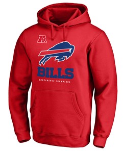 Buffalo Bills AFC Conference Champions Red Pullover Hoodie