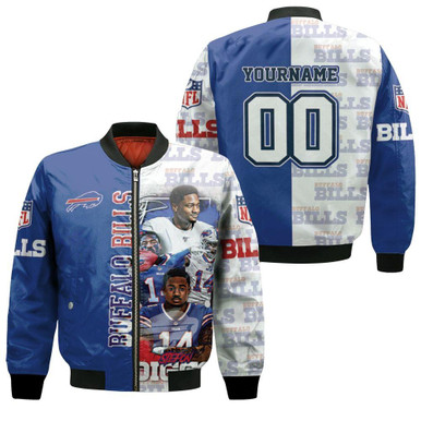 Buffalo Bills AFC East 2020 Stefon Diggs Personalized Bomber Jacket