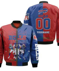 Buffalo Bills AFC East Division Champions 2020 Personalized Bomber Jacket 900010014276