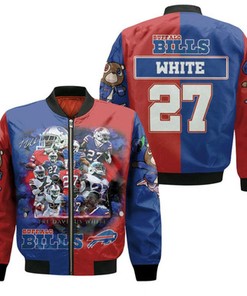 Buffalo Bills Afc East Division Champions Legends Art Bomber Jacket Model 658