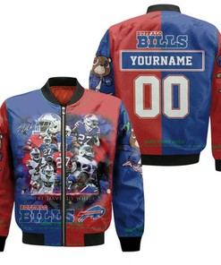Buffalo Bills Afc East Division Champions Legends Personalized Bomber Jacket Model 660