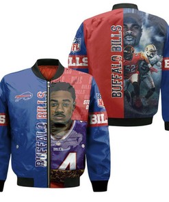 Buffalo Bills Afc West Champions 2020 Stefon Diggs Bomber Jacket Model 668