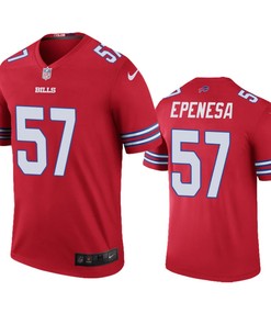 Buffalo Bills A.j. Epenesa Red Color Rush Legend Jersey
