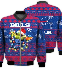 Buffalo Bills Baby Yoda Star Wars Sports Football American Ugly Christmas Gifts Unisex 3D Bomber Jacket
