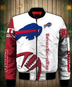 Buffalo Bills Bomber Jacket Graphic balls gift for fans