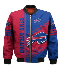 Buffalo Bills Bomber Jacket Quarter Style - NFL