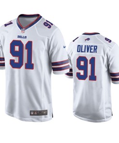 Buffalo Bills Branded Oliver 2019 Nfl Draft White Game Jersey
