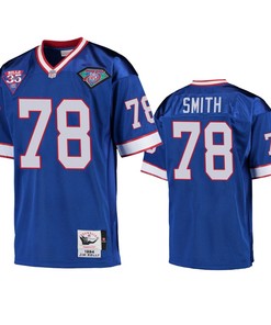 Buffalo Bills Bruce Smith Royal Vintage Replica Jersey - Mens