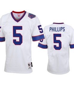 Buffalo Bills Cam Phillips White Vintage Replica Jersey - Men