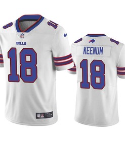 Buffalo Bills Case Keenum 18 White Vapor Limited Jersey