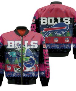 Buffalo Bills Christmas Grinch In Toilet Knitting Pattern 3D Jersey Bomber Jacket 100001098420