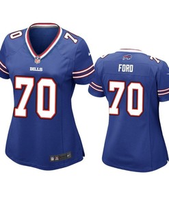 Buffalo Bills Cody Ford 2019 Nfl Draft Royal Game Womens Jersey