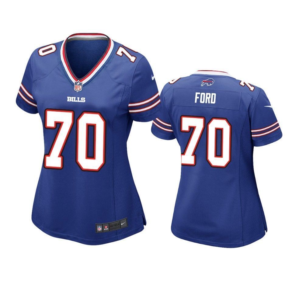 Buffalo Bills Cody Ford 2019 Nfl Draft Royal Game Womens Jersey