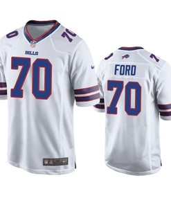 Buffalo Bills Cody Ford 2019 Nfl Draft White Game Jersey