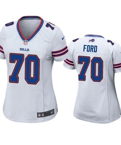 Buffalo Bills Cody Ford 2019 Nfl Draft White Game Womens Jersey