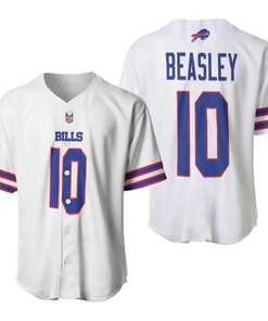 Buffalo Bills Cole Beasley #10 Nfl Great Player American Football Team Game White 3d Designed Allover Gift For Bills Fans Baseball Jersey