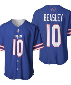 Buffalo Bills Cole Beasley #10 Nfl Legend Player American Football Game Royal 3d Designed Allover Gift For Bills Fans Baseball Jersey