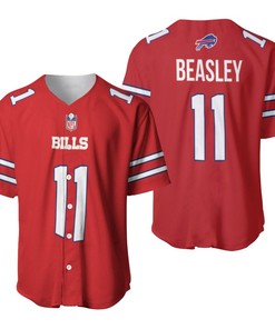 Buffalo Bills Cole Beasley #11 Great Player Nfl American Football Red Color Rush Jersey Style Gift For Bills Fans Baseball Jersey