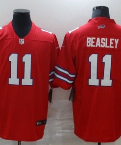 Buffalo Bills Cole Beasley #11 Nfl 2020 Red Jersey