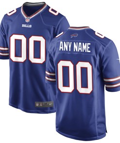 Buffalo Bills Custom Game Jersey Royal Custom Jerseys Nfl