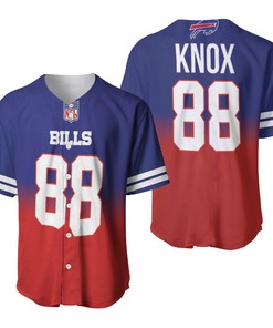 Buffalo Bills Dawson Knox #88 Great Player Nfl American Football Team Royal Color Crash 3d Designed Allover Gift For Bills Fans Baseball Jersey