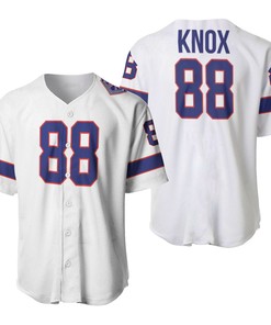 Buffalo Bills Dawson Knox #88 Great Player Nfl American Football Team White Vintage 3d Designed Allover Gift For Bills Fans Baseball Jersey
