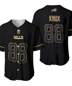 Buffalo Bills Dawson Knox #88 Great Player Nfl Black Golden Brandedition Vapor Limited Jersey Style Gift For Bills Fans Baseball Jersey