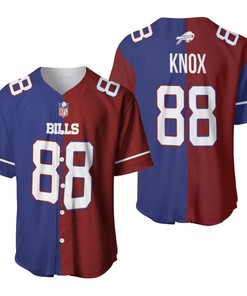 Buffalo Bills Dawson Knox #88 Great Player Nfl Vapor Limited Royal Red Two Tone Jersey Style Gift For Bills Fans Baseball Jersey
