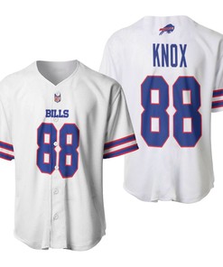 Buffalo Bills Dawson Knox #88 Nfl Great Player American Football Team Game White 3d Designed Allover Gift For Bills Fans Baseball Jersey