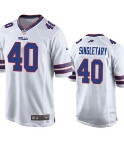 Buffalo Bills Devin Singletary 2019 Nfl Draft White Game Jersey