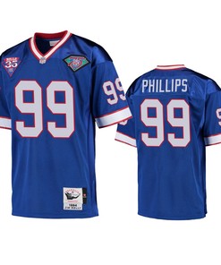 Buffalo Bills Harrison Phillips Royal Vintage Replica Jersey - Men