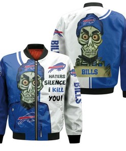 Buffalo Bills Haters I Kill You 3D Bomber Jacket Model 708