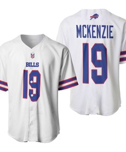 Buffalo Bills Isaiah Mckenzie #19 Nfl Great Player American Football Team Game White 3d Designed Allover Gift For Bills Fans Baseball Jersey